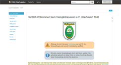 Desktop Screenshot of kgv-oberhuesten.de