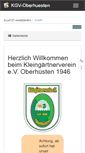 Mobile Screenshot of kgv-oberhuesten.de