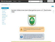 Tablet Screenshot of kgv-oberhuesten.de